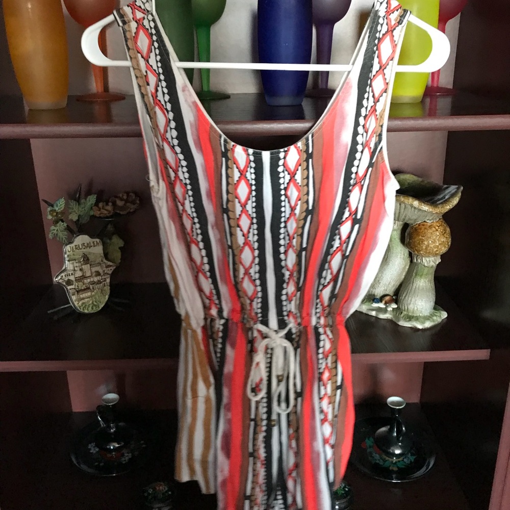 Mixed print romper size S